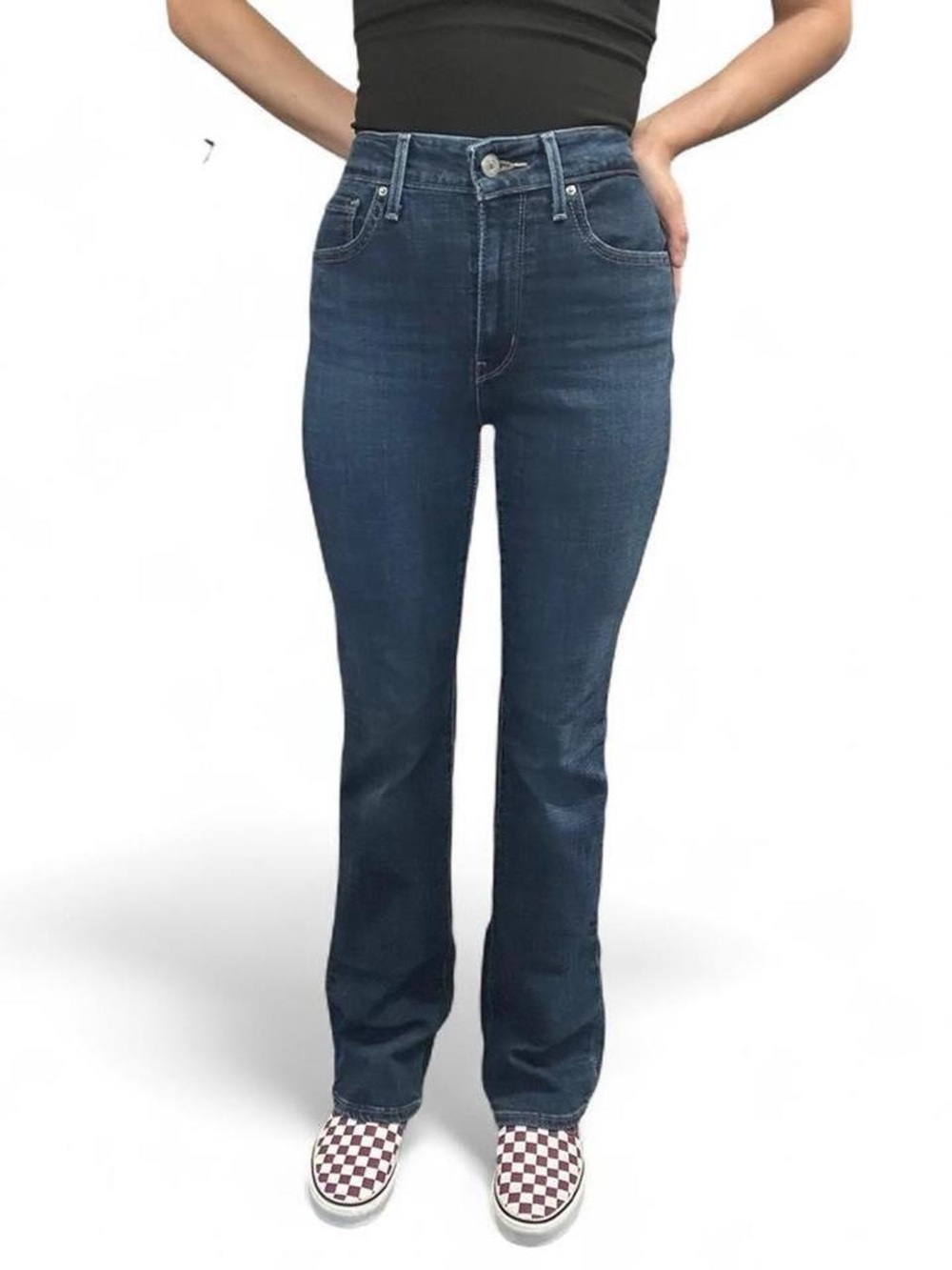 Levi's 725 Dark Wash Bootcut Jeans women’s size 27” — Excellent condition!